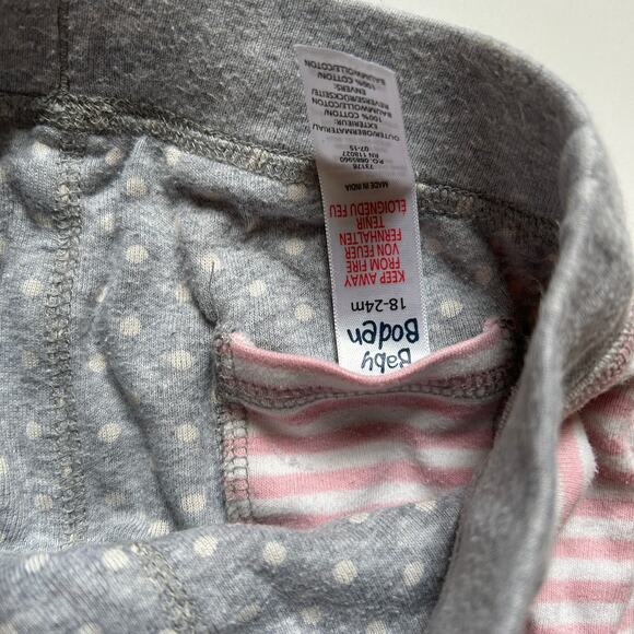 Baby Boden Reversible Striped Patchwork Pants 18-24M - Picture 3 of 3
